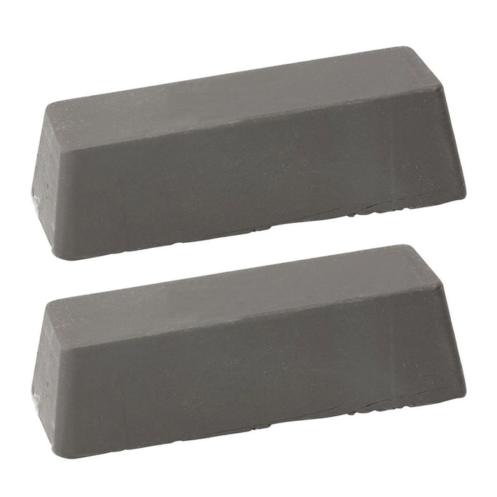 2 Pack Gray Polishing Compound Rouge Stainless Steel Polish Bars Buffing Jewelry