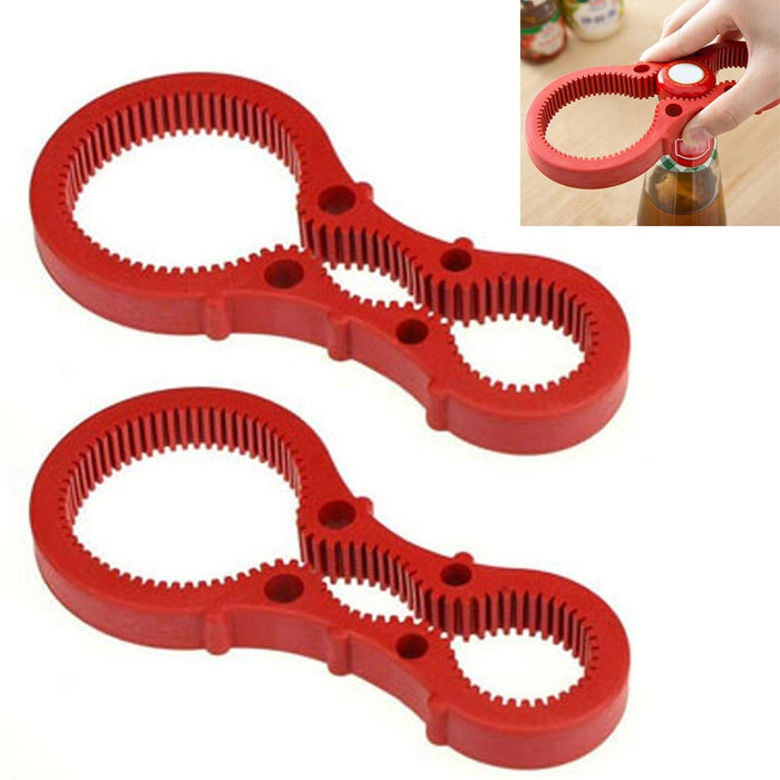 2 Pack Jar Lid Opener Rubber Non Slip Twist Cap Bottle Can Grip Multi Function
