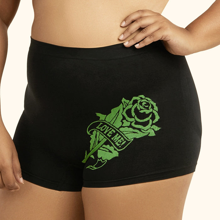 3 Pack Women's Plus Size Seamless Boyshort Panties Underwear Sports Boxer Briefs