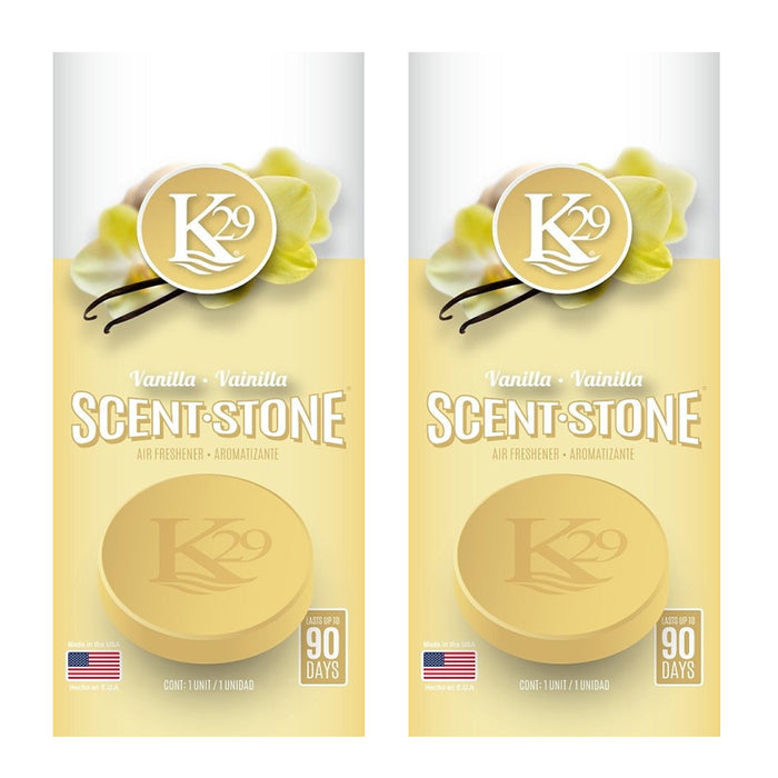 2 Pack K29 Scent Stone Pastillas Car Office Home Air Freshener Vanilla —  AllTopBargains