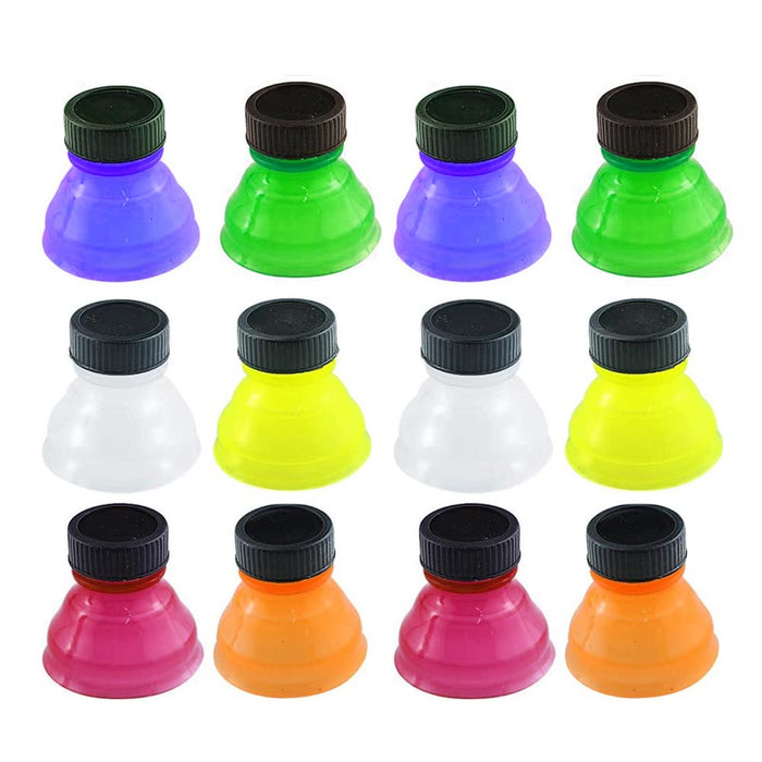 12 Soda Can Lid Reusable Superior Covers Soda Beer Juice Seltzer Saver Top Drink