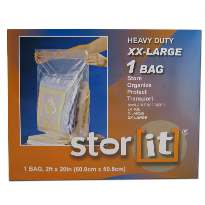 ATB 5 Poly Bags XXL Extra Large Plastic 24x20 Heavy Duty Clothes Protect Storage