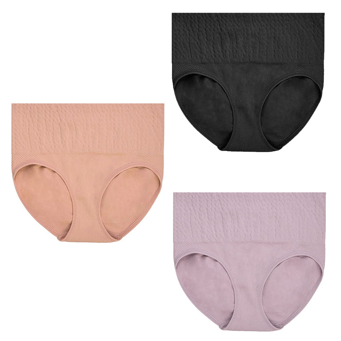 3 Waist Trimmer Cincher Girdle Tummy Control Panty Slimming Body Shaper Seamless