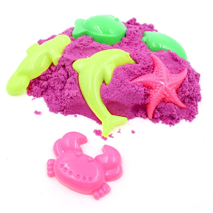 6 Pk Magic Cotton Sand Putty Doh Foam Kids DIY Slime Squishy Mud Non Toxic Toy
