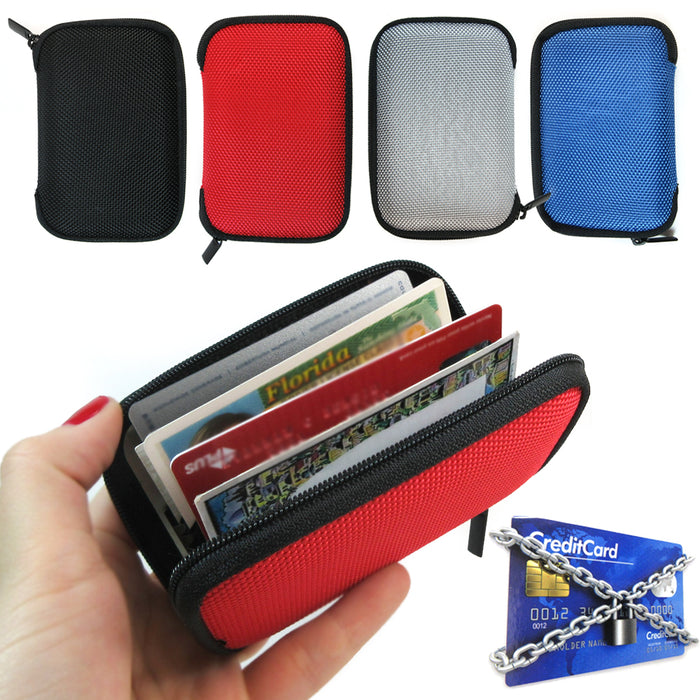 Credit Card ID Holder Slim Money Travel Wallet Men Women RFID Blocking Scan Safe