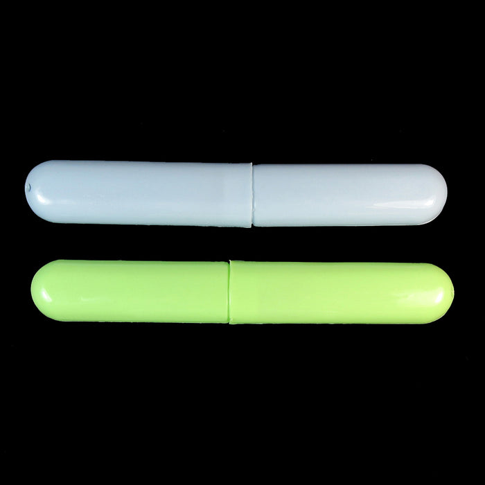 6PC Toothbrush Case Holders Soap Box Travel Container Cover Portable Plastic Set