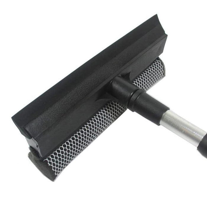 Extendable Window Cleaner Telescopic Squeegee Wiper Long Handle Washer Scrubber
