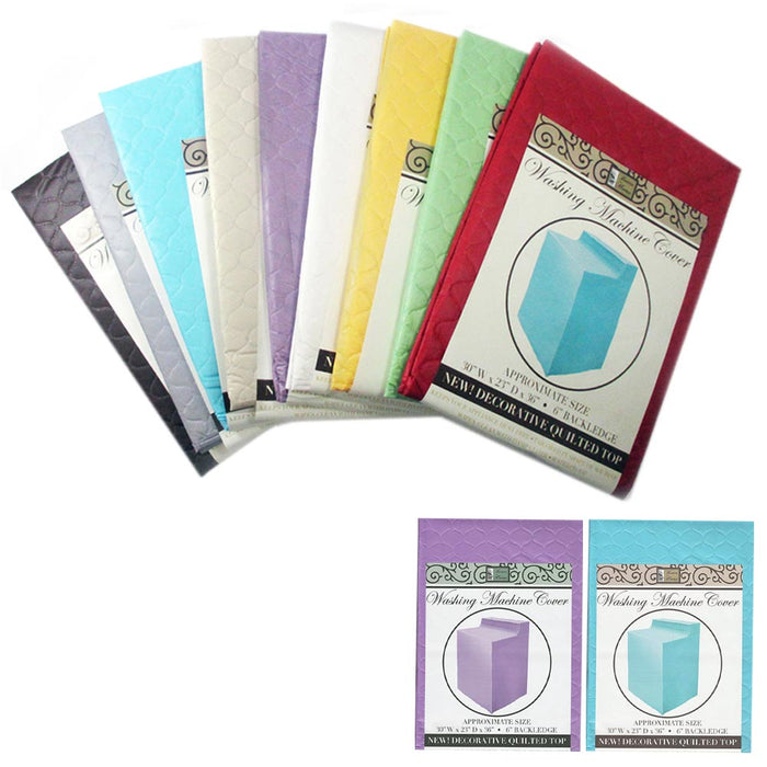 2 PC Washer Dryer Machine Cover Protector Dustproof Vinyl Waterproof Sunscreen