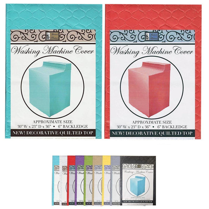 2 PC Washer Dryer Machine Cover Protector Dustproof Vinyl Waterproof Sunscreen