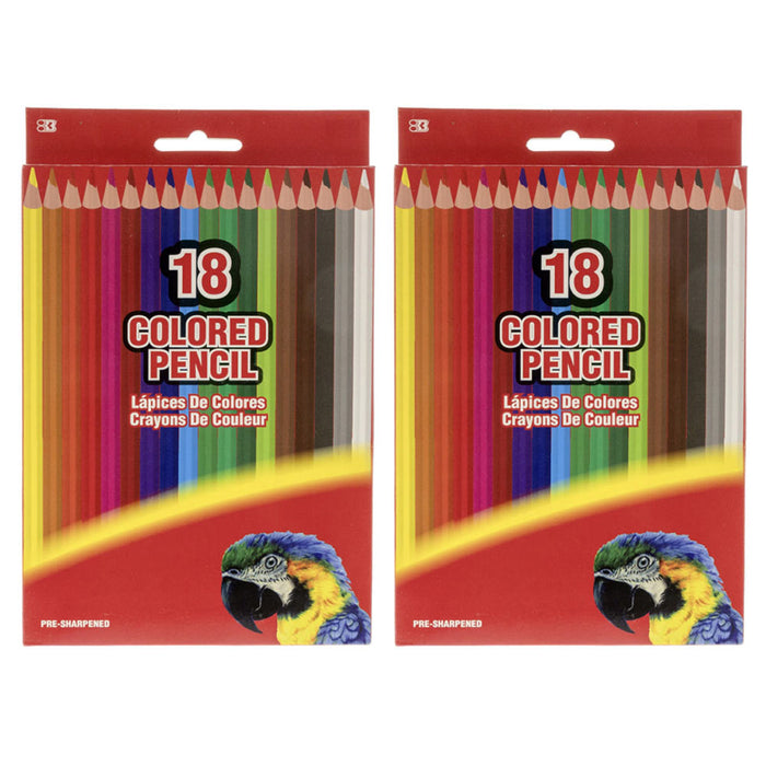 36 PC Colored Pencils Vibrant Color Soft Core Pencil School Art Drawing Coloring