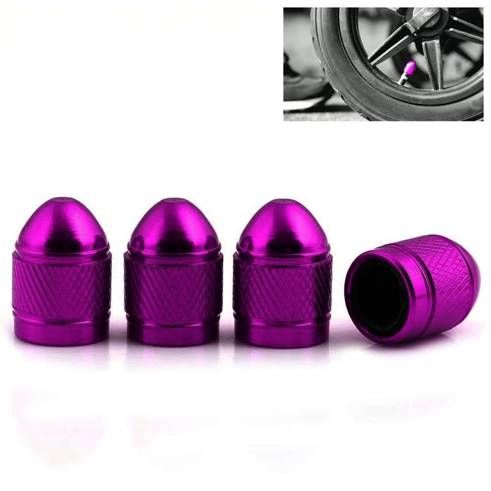 4PC Tire Valve Caps Universal Stem Cover Wheel Air Cars Trucks SUV Airtight Seal