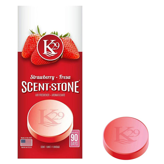 2 PC Scent Stones K29 Keystone Natural Air Freshener Car Home Office Strawberry