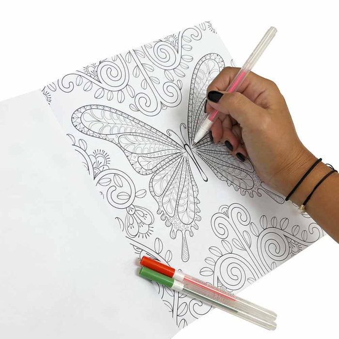 Mindful Landscapes: Adult Coloring Book for Stress Relief: Adult coloring  books for anxiety and depression by Artful Links