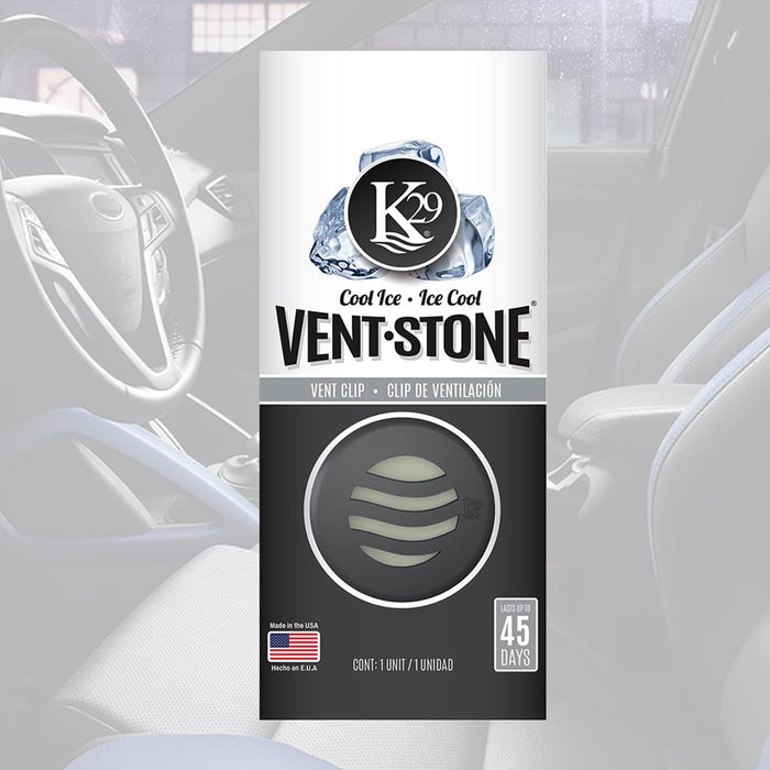 Scent Vent Stone Clip New Car Air Freshener Auto AC Long Lasting Aroma Ice Cool