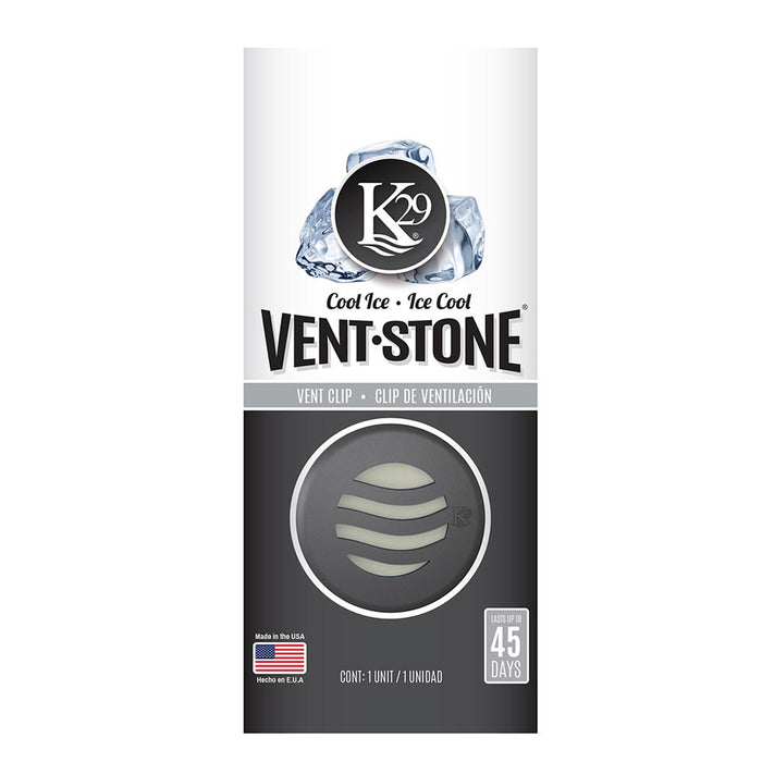 Scent Vent Stone Clip New Car Air Freshener Auto AC Long Lasting Aroma Ice Cool