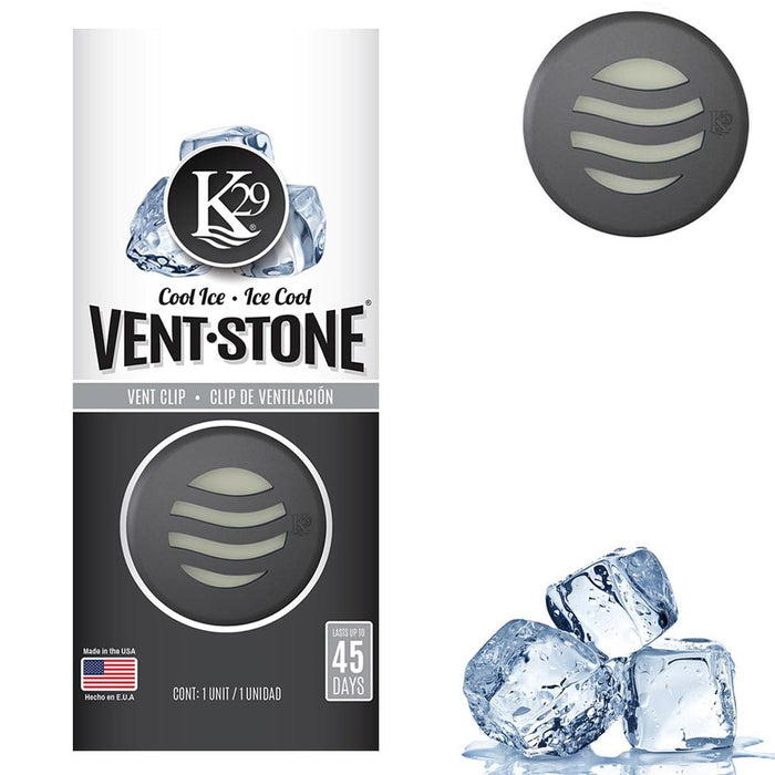 Scent Vent Stone Clip New Car Air Freshener Auto AC Long Lasting Aroma Ice Cool