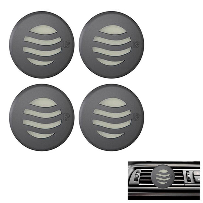 4 PC Ice Cool Vent Stone Car Clip Air Freshener Long Lasting Scent Aroma New Car