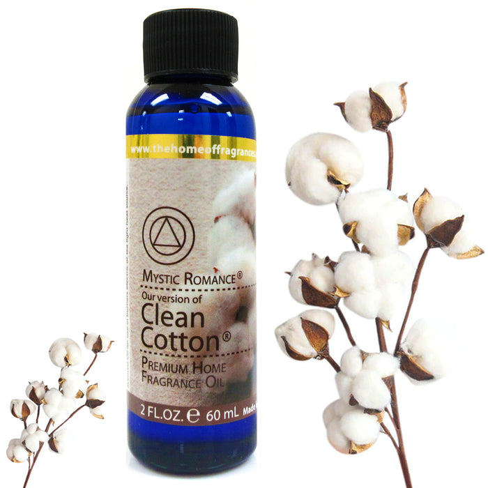 1 Clean Cotton Fragrance Oils Aroma Therapy Scent Home Air Diffuser Burner 60ml
