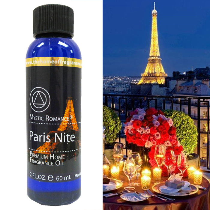 Paris Nite Fresh Scent Aroma Therapy Oil Home Fragrance Air Diffuser Burner 2oz