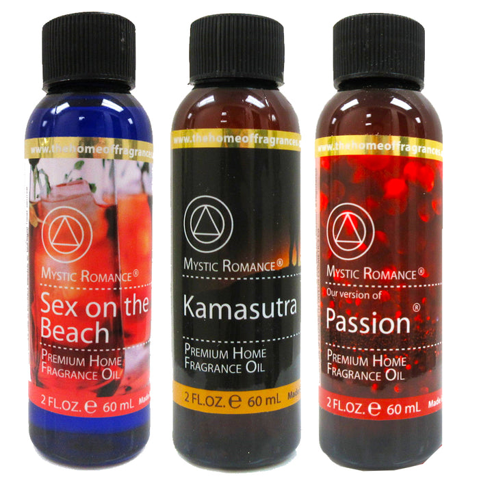 3 Premium Aromatherapy Fragrance Diffuser Oils Gift Set 60mL Air Purifier Scents