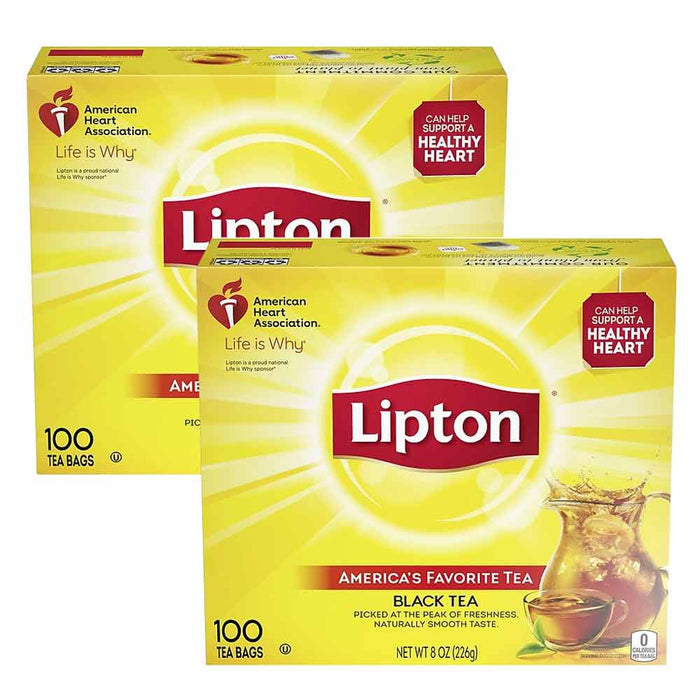 200 Tea Bags Lipton Yellow Label Tea International Blend Black EXP05/23 SALE 2x1