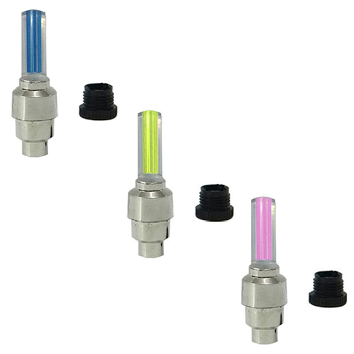 4 Bike Tire Lights Cool Style Bright Colorful Bicycle Safety Cycling Wheel Light