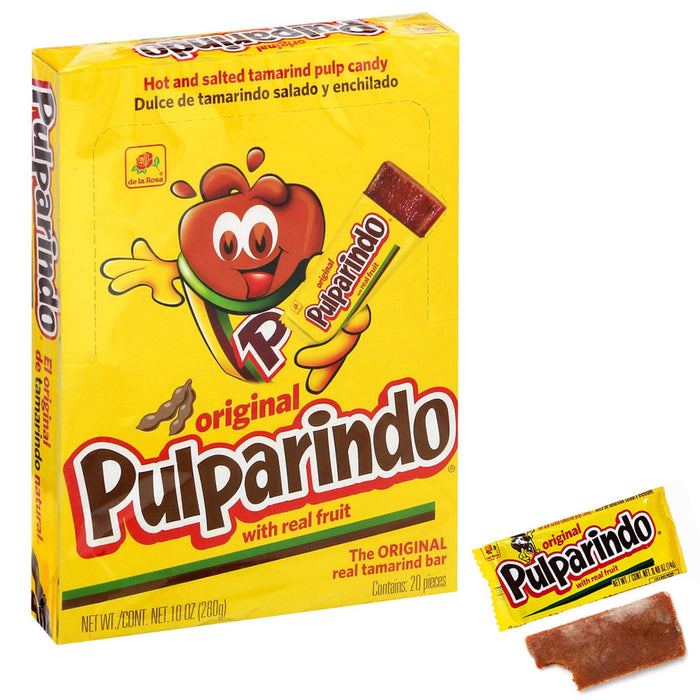 3 Packs Pulparindo Mexican Candy Watermelon Tamarindo Mango Flavors Hot & Salted