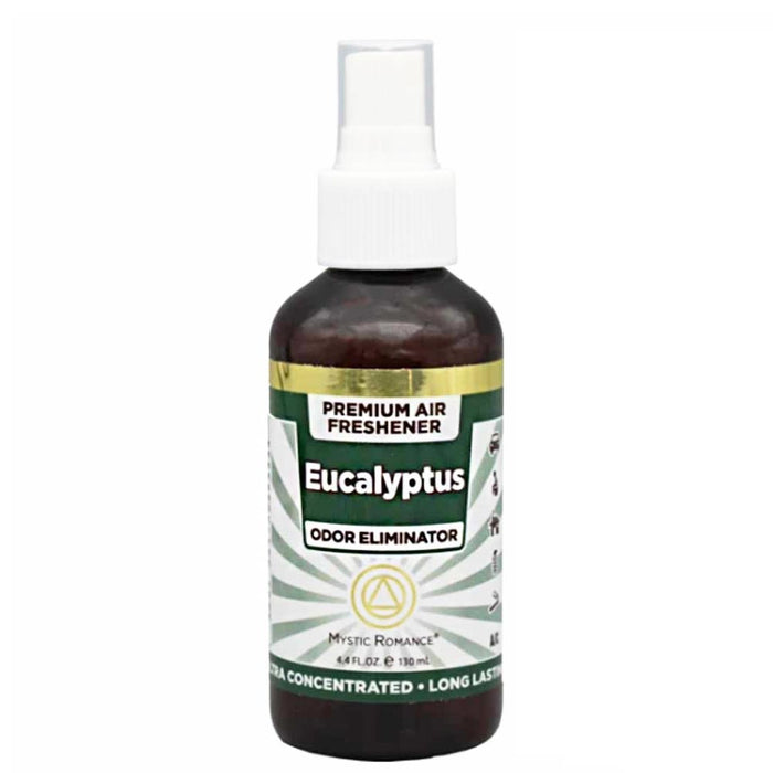 Multi-Purpose Odor Eliminator Spray Eucalyptus Air Freshener Bathroom Car 4 oz