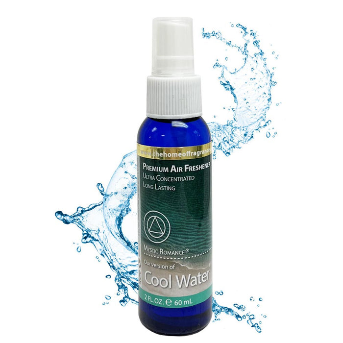 1 Cool Water Air Freshener Spray Concentrated Odor Eliminator Bathroom Car 2 oz