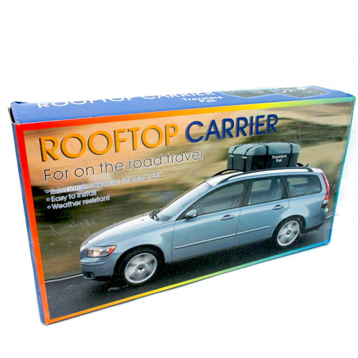 Car Van Suv Roof Top Cargo Rack Carrier Weather Resistant Soft Sided Travel Bag
