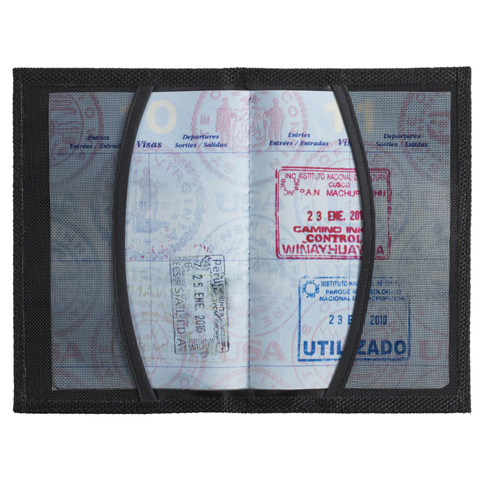 Travel RFID-Blocking Passport Holder Cover Case Black Slim Design Lewis N. Clark