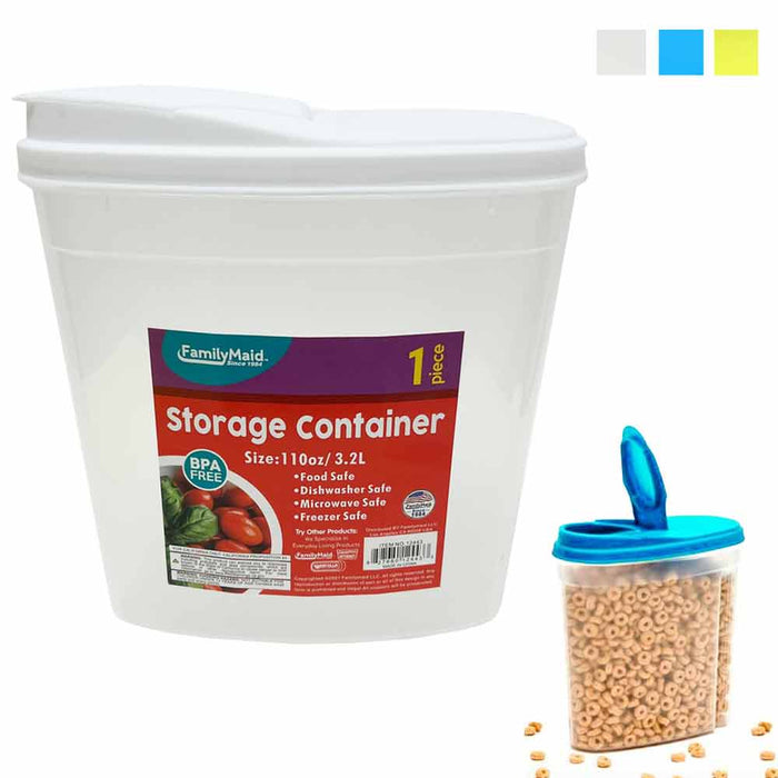 Plastic Storage Containers for Cereals Dry Food Storage Box for