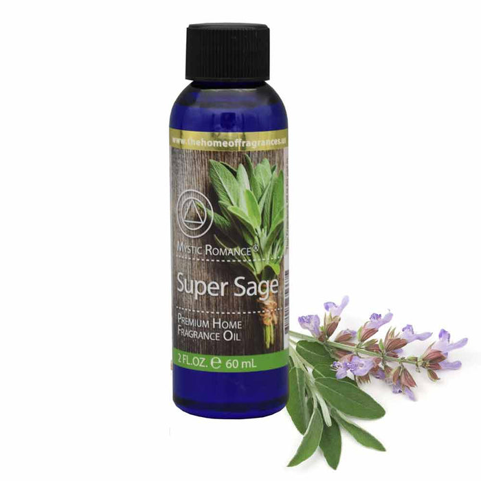 60mL Sage Fragrance Oil Luxury Home Aroma Aromatherapy Air Diffuser Scented Oils