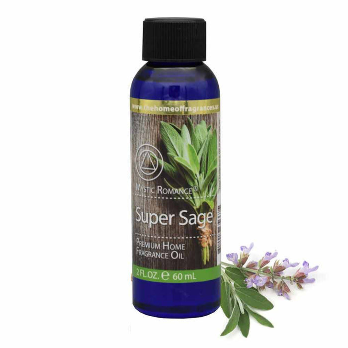 60mL Sage Fragrance Oil Luxury Home Aroma Aromatherapy Air Diffuser Scented Oils