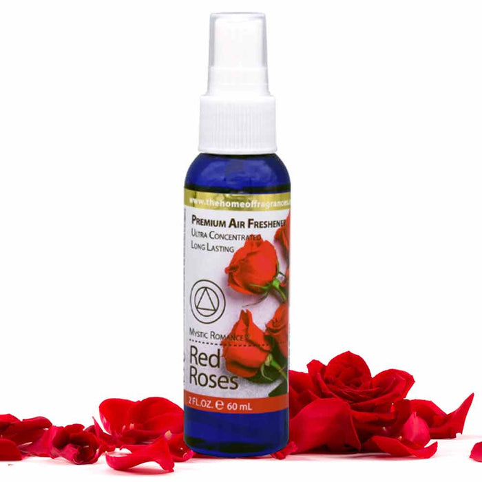 Red Rose Air freshener Odor Eliminator Spray Fresh Clean Home Car Office 2oz