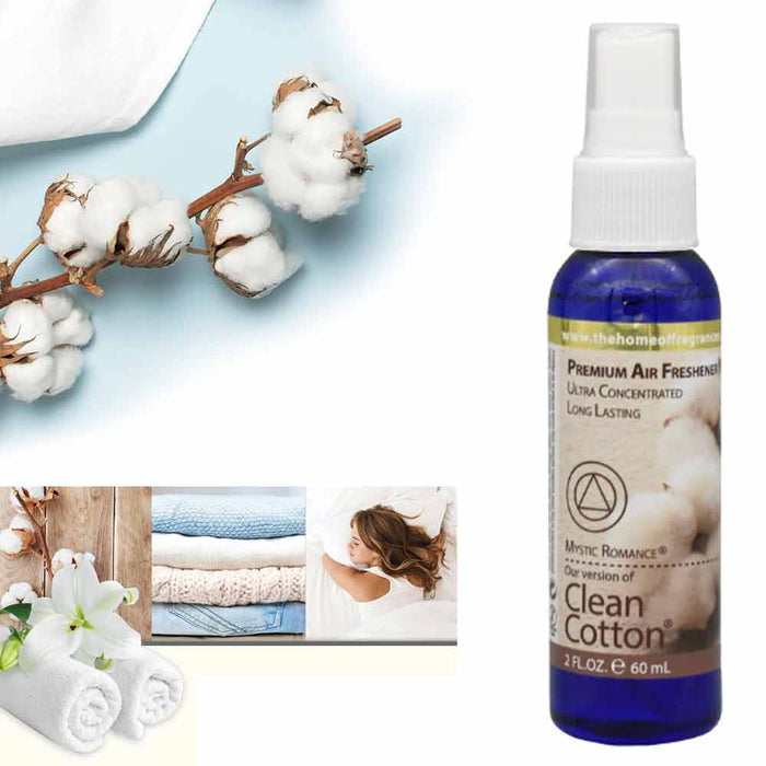 Clean Cotton Air Freshener Spray Concentrated Car Home Office Odor Eliminator