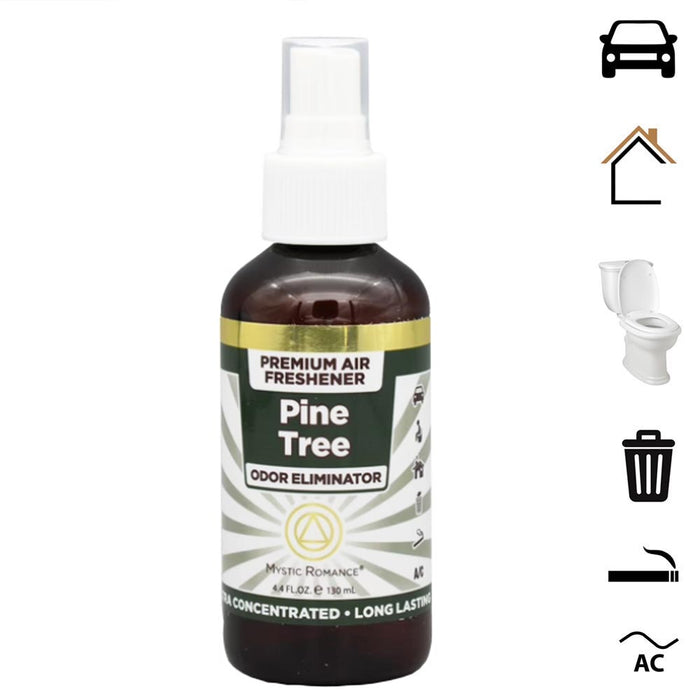 1 Pine Tree Air Freshener Spray 100% Concentrated Home Car Odor Eliminator 4.4oz