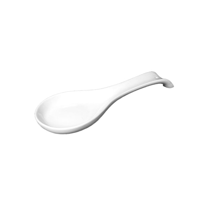 1 Spoon Rest Kitchen Utensils Home Decor Tools Spatula Holder Plastic White 9.5"