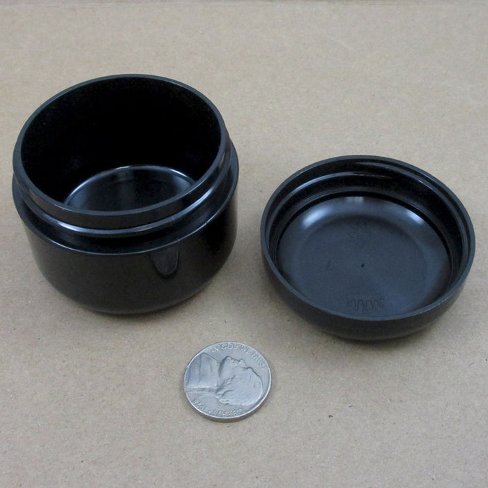 24 PC Round Plastic Storage Containers Screw-On Lid Empty Cosmetic Jar 1.7oz