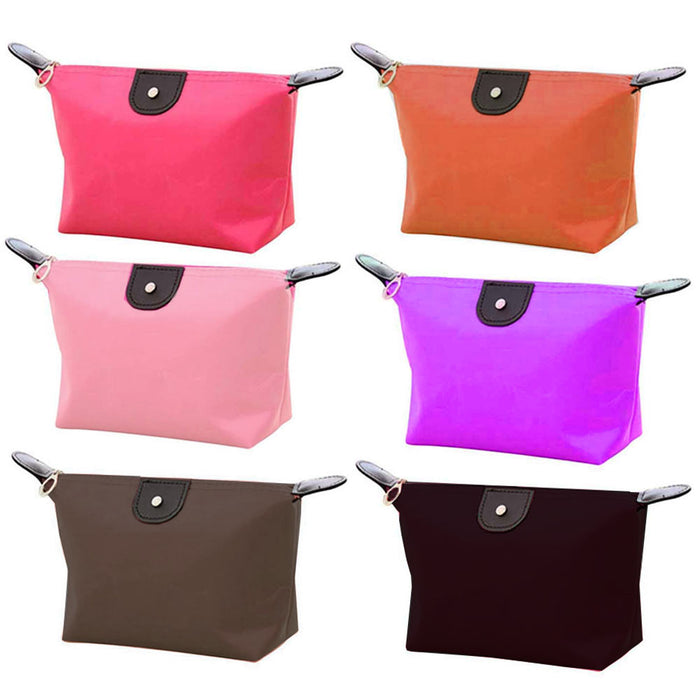 2 Small Makeup Bag Purse Travel Cosmetic Bag Makeup Portable Zipper Pouch Women