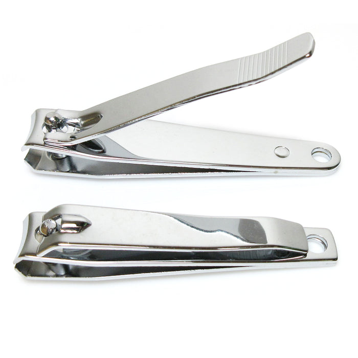 3 Pack Toe Nail Clippers Set Manicure Finger Nail Clipper Cutter Stainless Steel