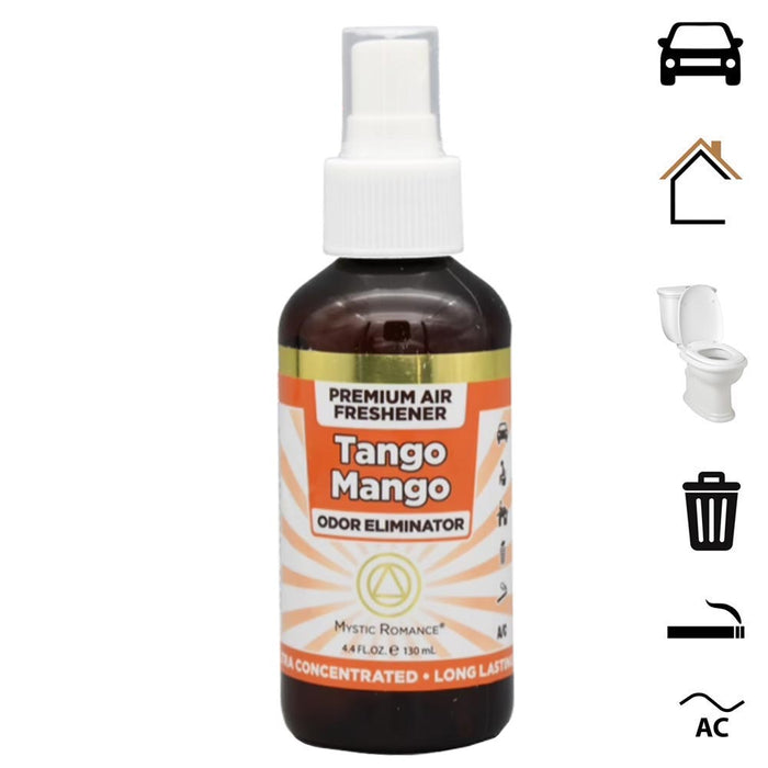 1 Tango Mango Scent Odor Eliminator Spray Strong Odors Toilet Bathroom Car 4.4oz