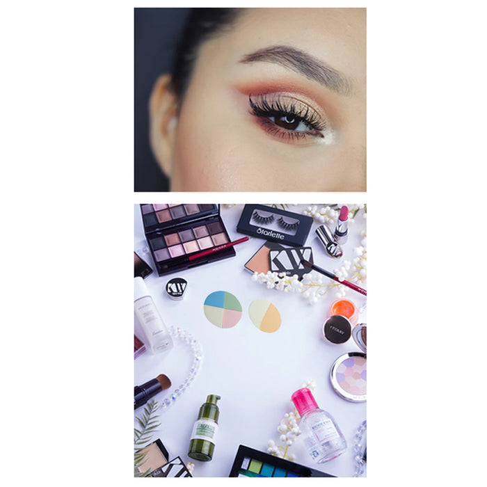 19PC Beauty Makeup Cosmetic Sponge Blender Flawless Foundation Blending Puff Lot