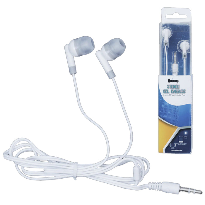 2 Pc Soft Gel Headphones Stereo Earphones Earbuds