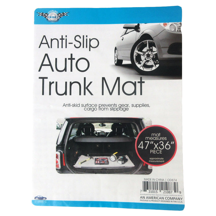 1 Anti-Slip Auto Trunk Mat Floor Trimmable Vehicle Car Truck Van Pet Cover 47x36