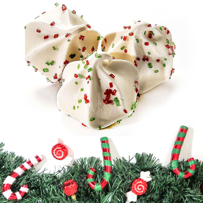 3 Boxes Holiday Vanilla Meringue Cookies Fat Free Gluten Free Kosher Sweet Treat