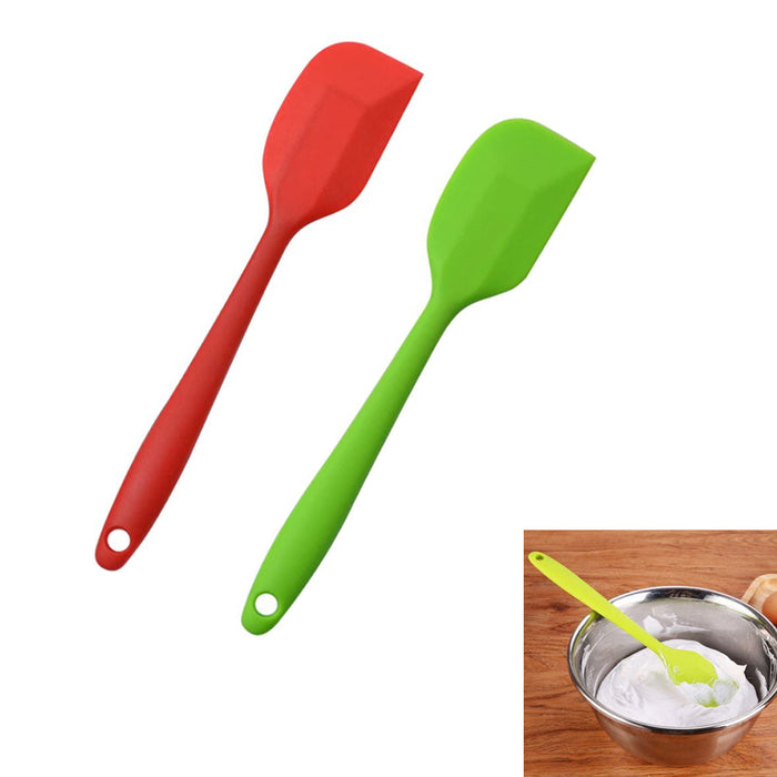 3 Pc Mini Silicone Spatula Heat Resistant Mixing Utensil Serving Cooking Kitchen