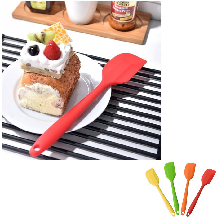 3 Pc Mini Silicone Spatula Heat Resistant Mixing Utensil Serving Cooking Kitchen