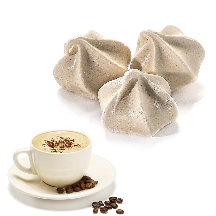 3 Boxes Cappuccino Meringue Cookies Gluten Fat Free Snack Sweet Treat Craving