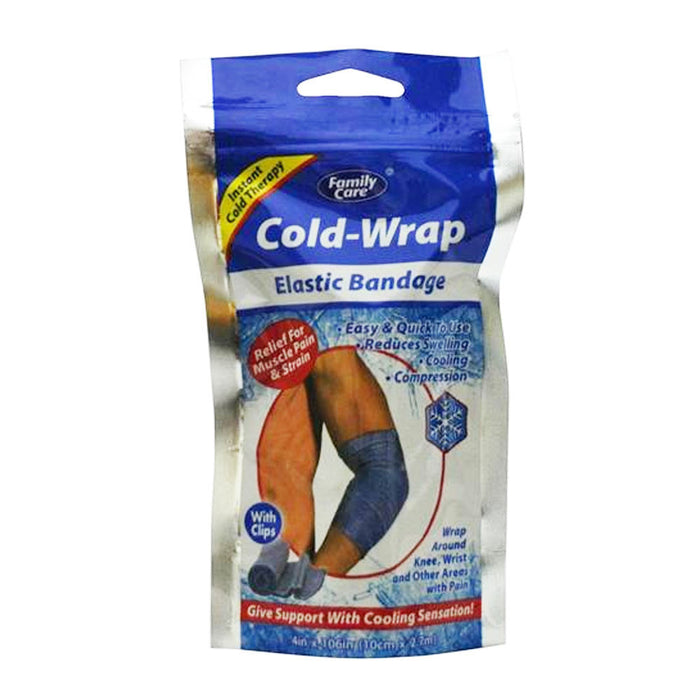 2 pc Knee Brace Cold Wrap Relief Elastic Bandage Wrist Muscle Pain Gym Sports !!